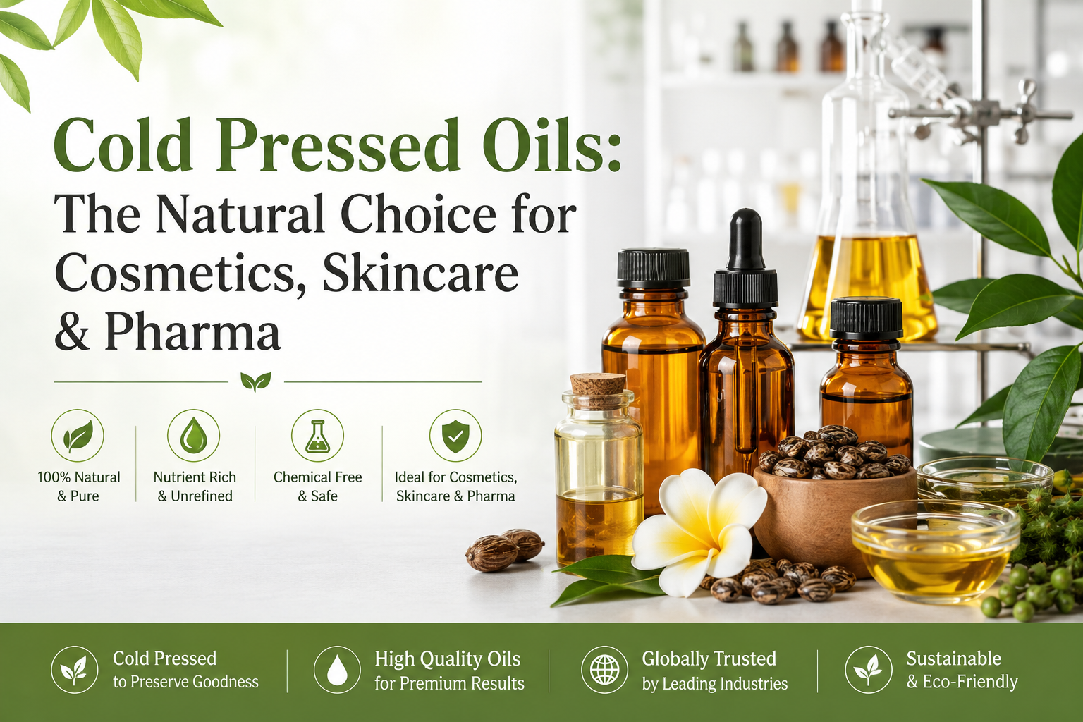 Cold pressed oils for cosmetics and skincare — Rmayra Naturals