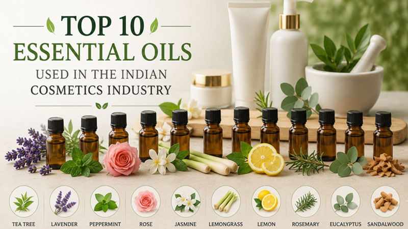 Top 10 Essential Oils in Indian Cosmetics
